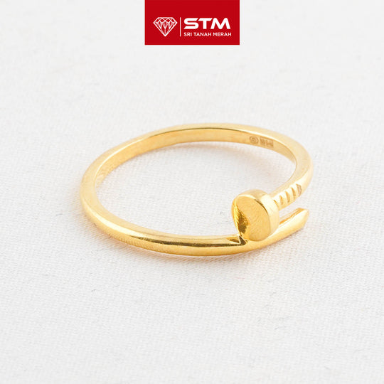 STM Exclusive Ring/Cincin Paku 916 (22K Gold)