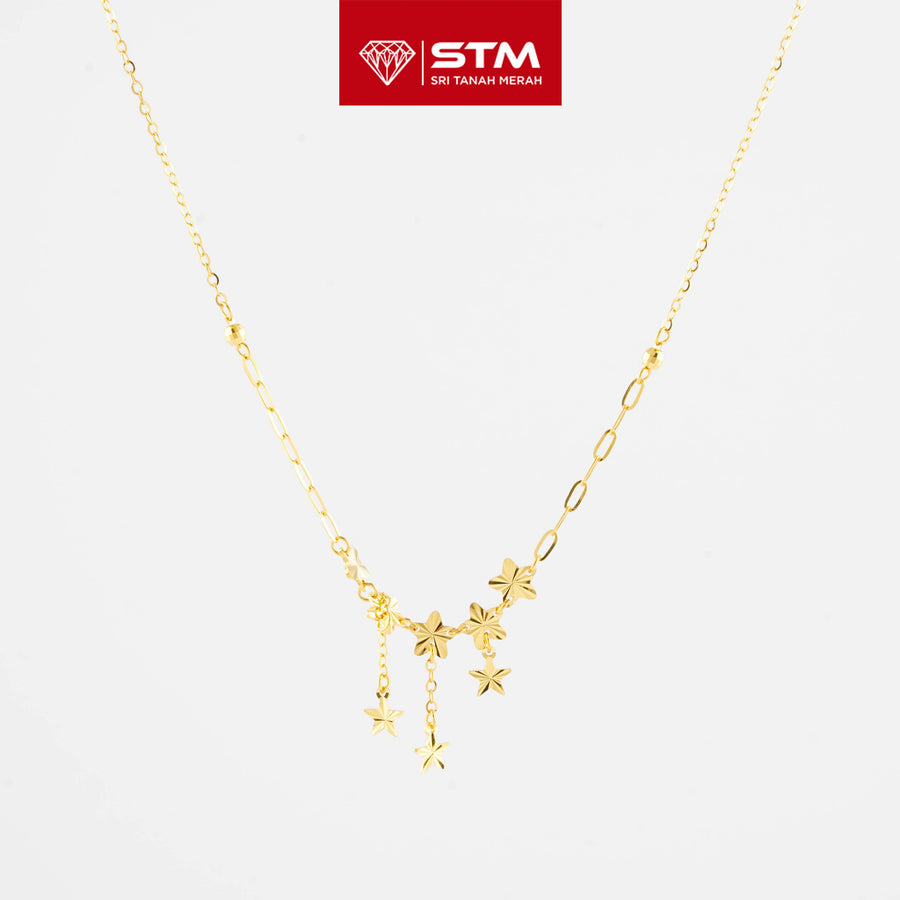 STM Exclusive Bajet Necklace/Rantai Leher Fesyen 916 (22K Gold)