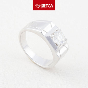 Exclusive Cincin Perak 1.0 Carat Moissanite Diamond