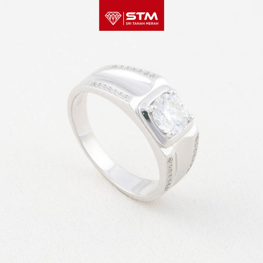 Exclusive Cincin Perak 1.0 Carat Moissanite Diamond