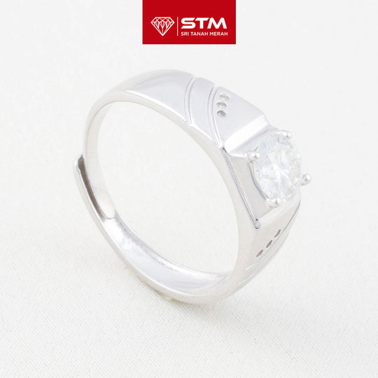 Exclusive Cincin Perak 1.0 Carat Moissanite Diamond