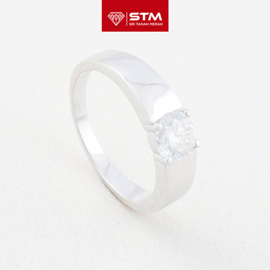 Exclusive Cincin Perak 1.0 Carat Moissanite Diamond