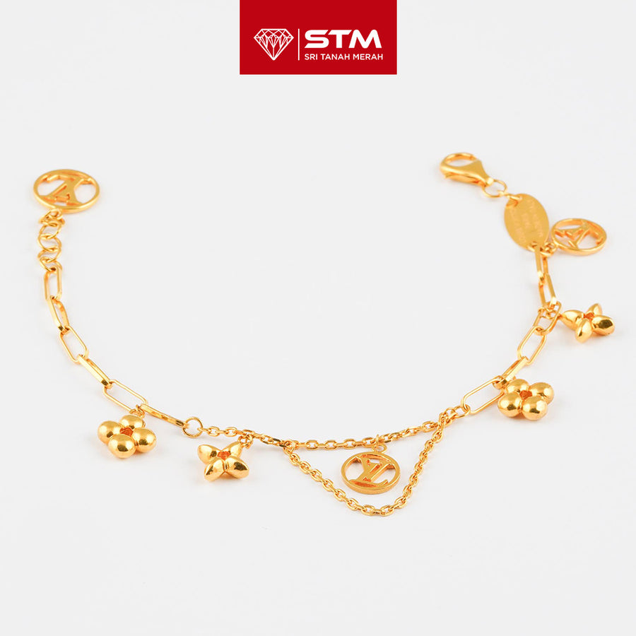STM Preloved Rantai Tangan Fesyen 916 (22k Gold)
