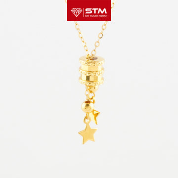STM Exclusive Bajet Necklace/Rantai Leher Fesyen 916 (22K Gold)