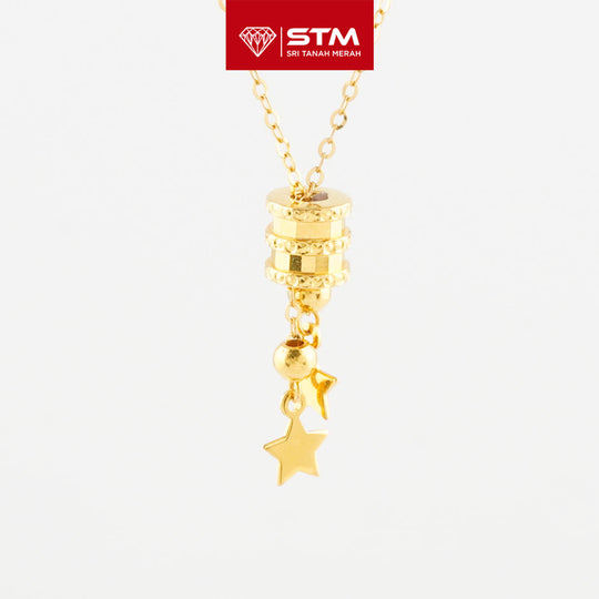 STM Exclusive Bajet Necklace/Rantai Leher Fesyen 916 (22K Gold)