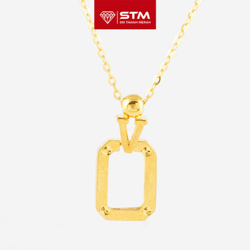 STM Exclusive Bajet Necklace/Rantai Leher Fesyen 916 (22K Gold)