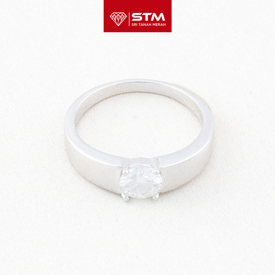 Exclusive Cincin Perak 1.0 Carat Moissanite Diamond