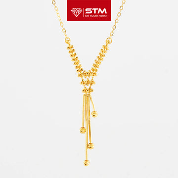 STM Exclusive Bajet Necklace/Rantai Leher Fesyen 916 (22K Gold)