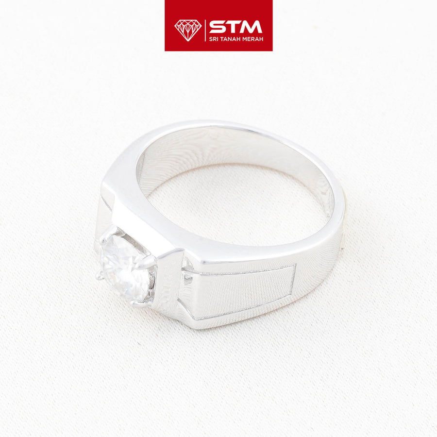 Exclusive Cincin Perak 1.0 Carat Moissanite Diamond