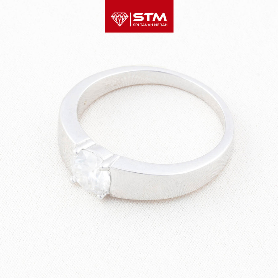 Exclusive Cincin Perak 1.0 Carat Moissanite Diamond
