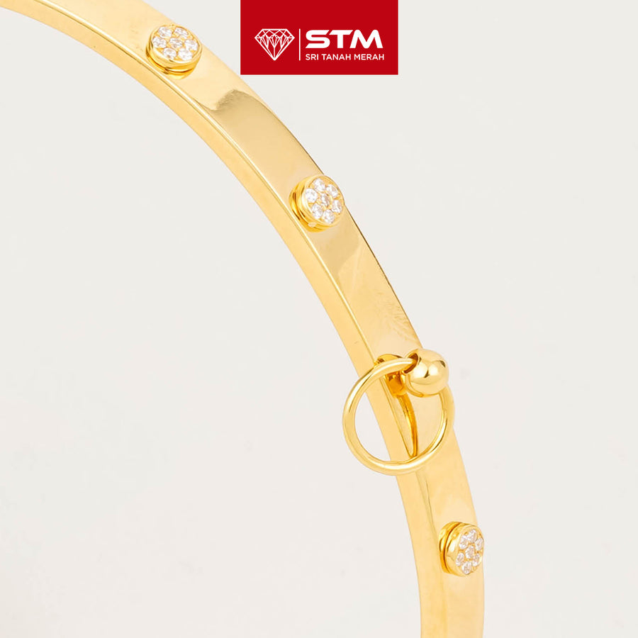 STM Exclusive Bangle Fesyen 916 (22K Gold)