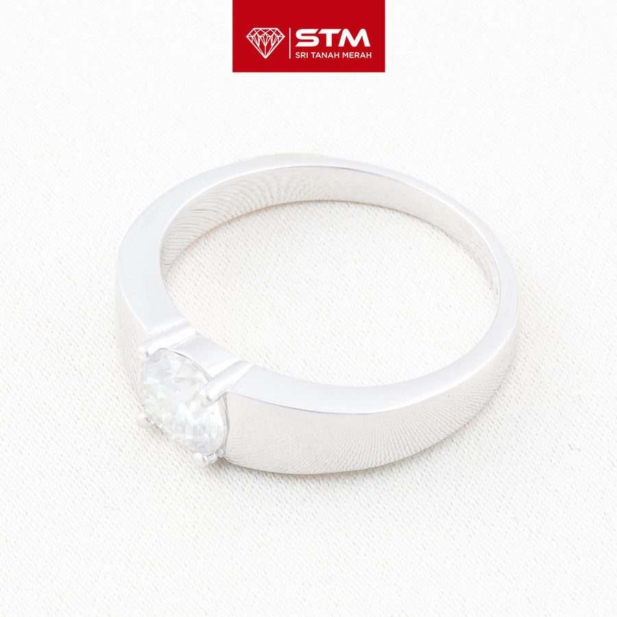 Exclusive Cincin Perak 1.0 Carat Moissanite Diamond