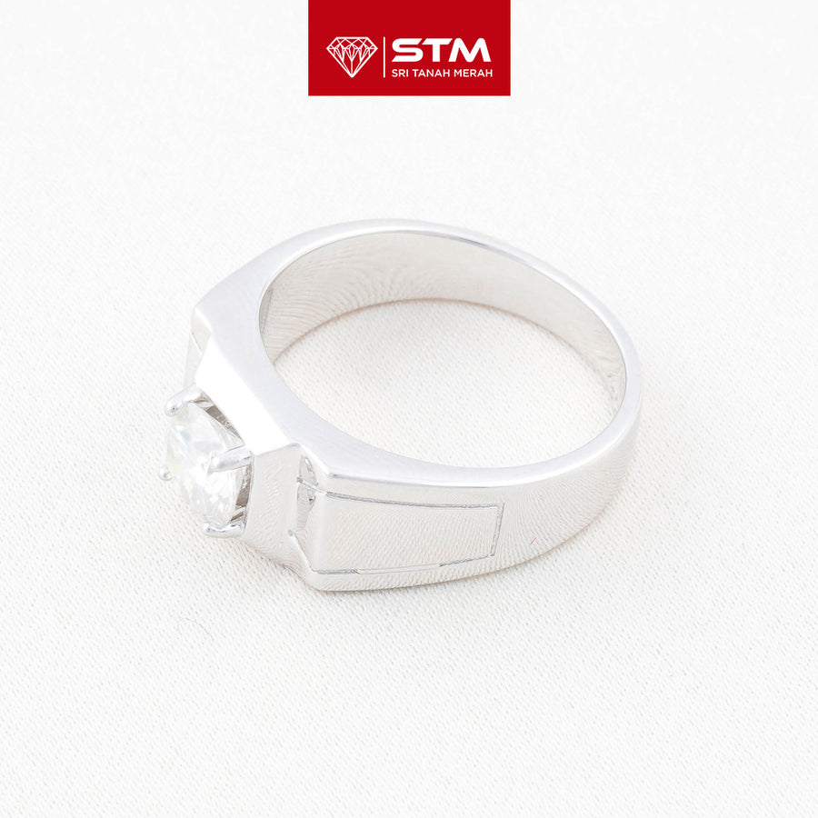 Exclusive Cincin Perak 1.0 Carat Moissanite Diamond