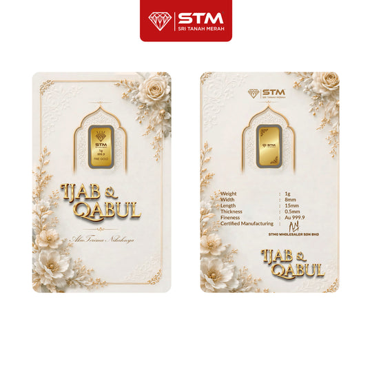 IJAB & QABUL: Gold Bar Card 1g