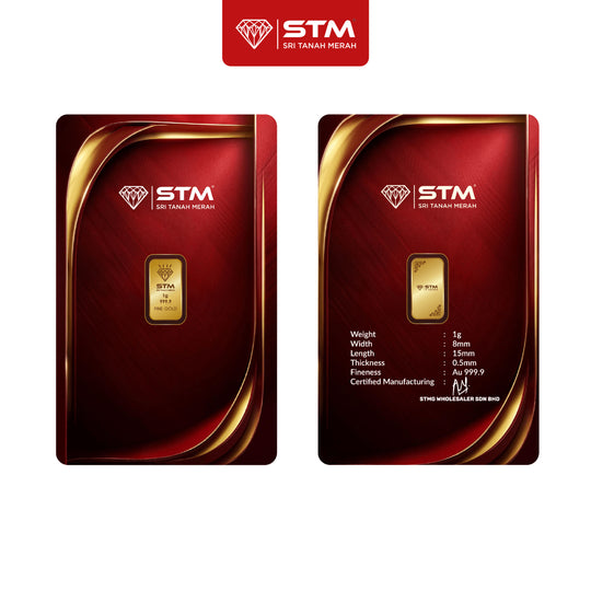 SIGNATURE STM: Gold Bar Card 1g