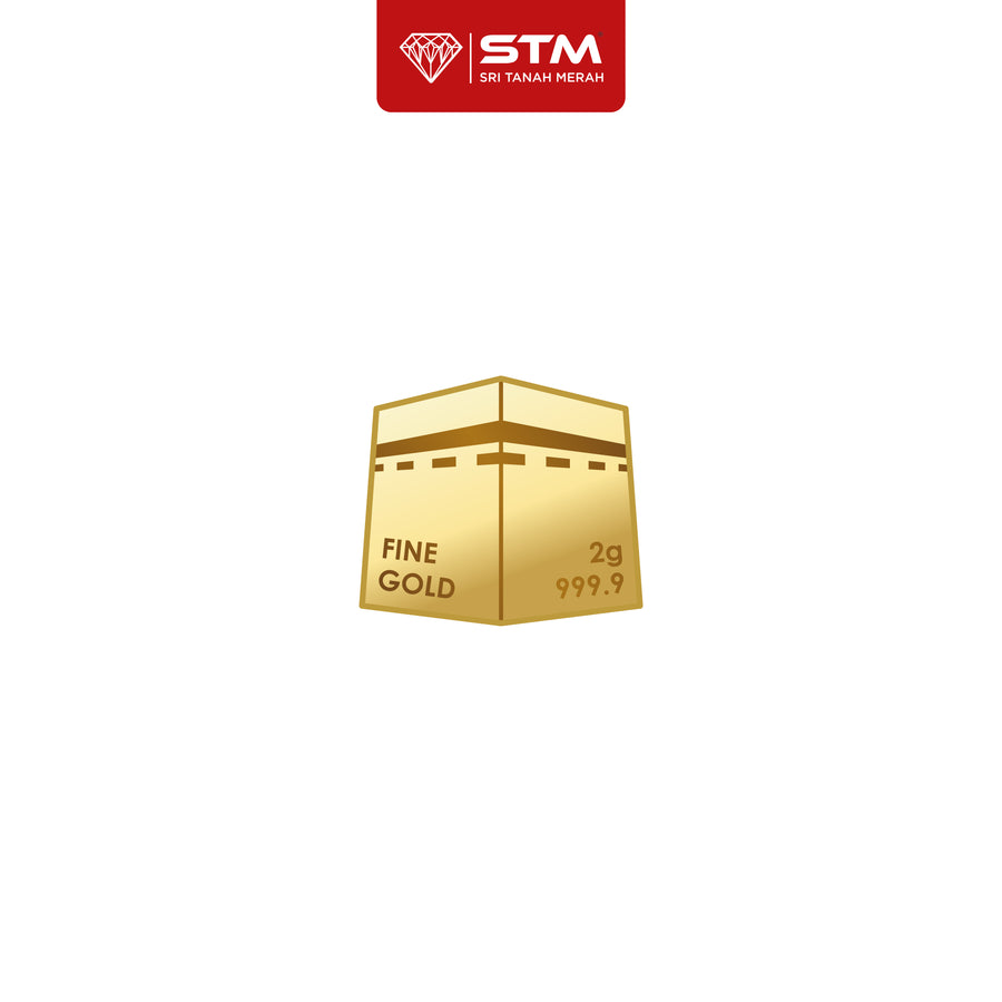 KAABAH Edition: Gold Bar Card 2g
