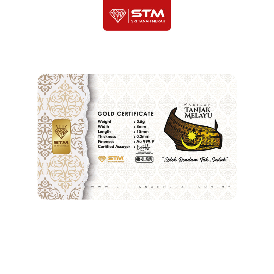 TANJAK Edition: Gold Bar Card 0.5g