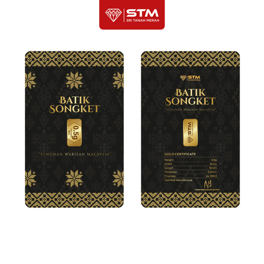 BATIK SONGKET Edition: Gold Bar Card 0.5g