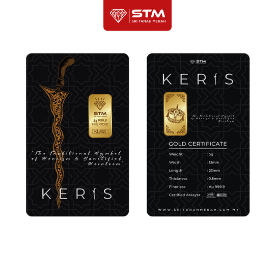 KERIS Edition: Gold Bar Card 5g