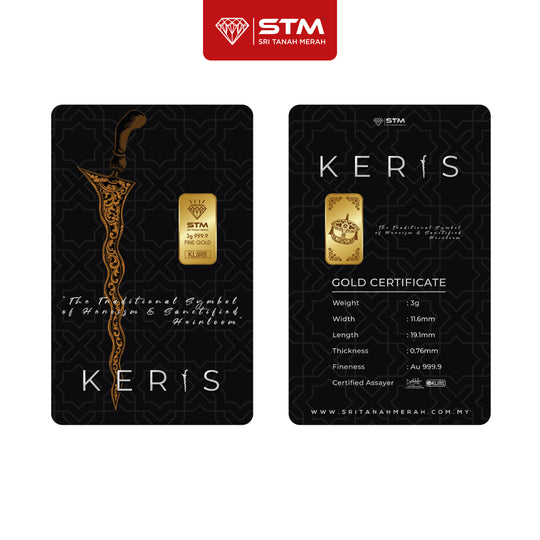 KERIS Edition: Gold Bar Card 3g