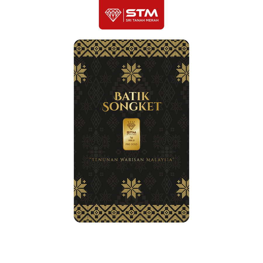 BATIK SONGKET Edition: Gold Bar Card 1g