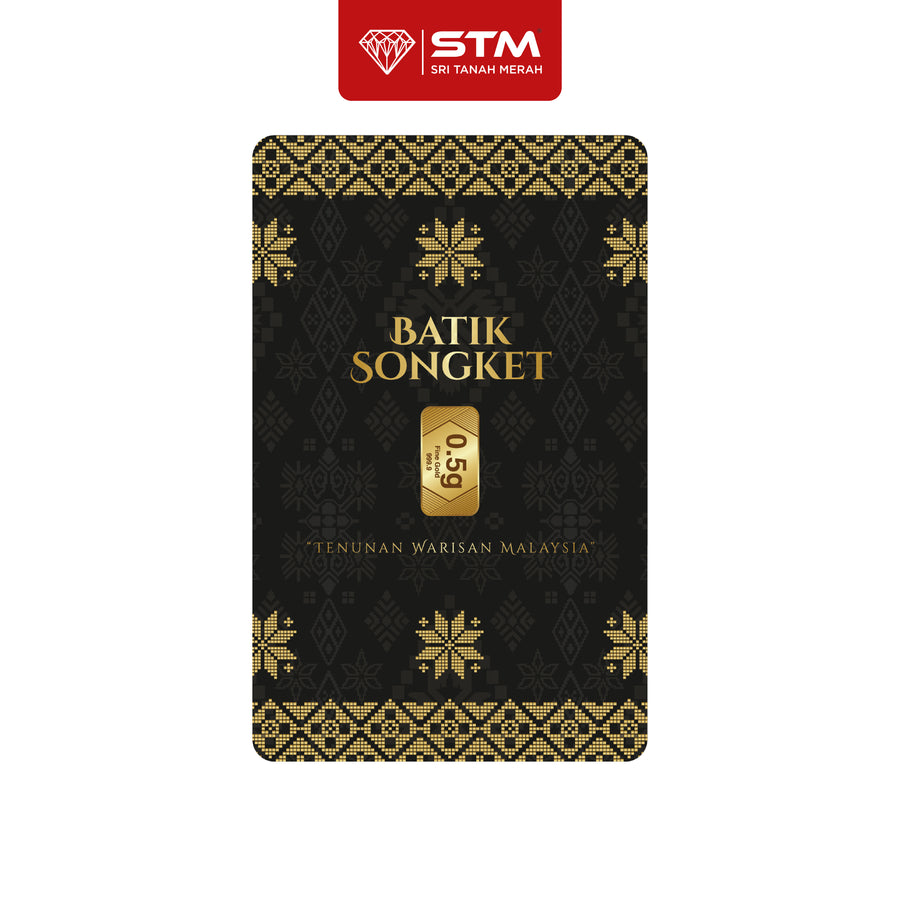 BATIK SONGKET Edition: Gold Bar Card 0.5g