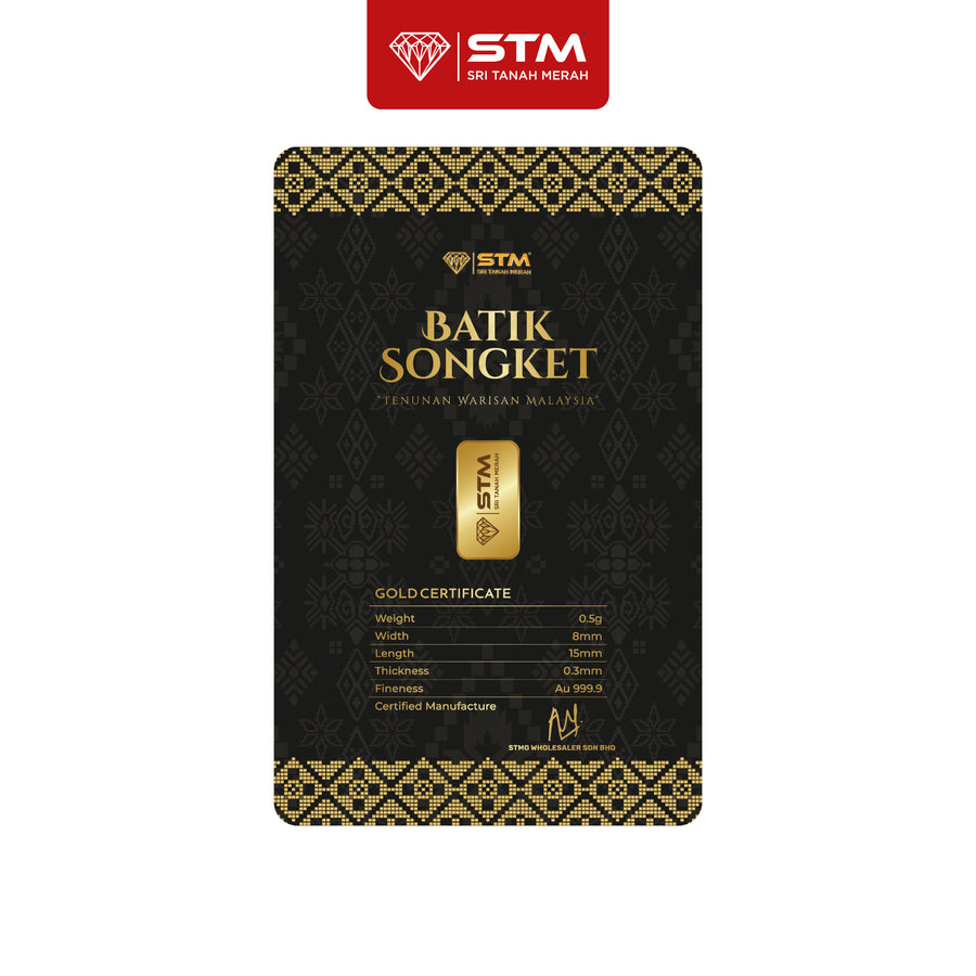 BATIK SONGKET Edition: Gold Bar Card 0.5g