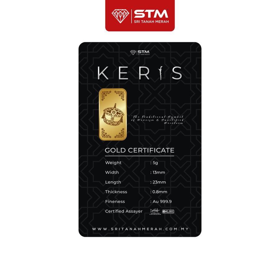 KERIS Edition: Gold Bar Card 5g
