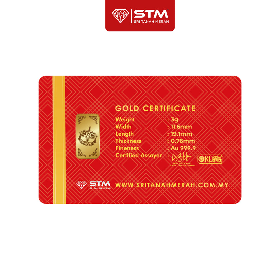 WAU Edition: Gold Bar Card 3g