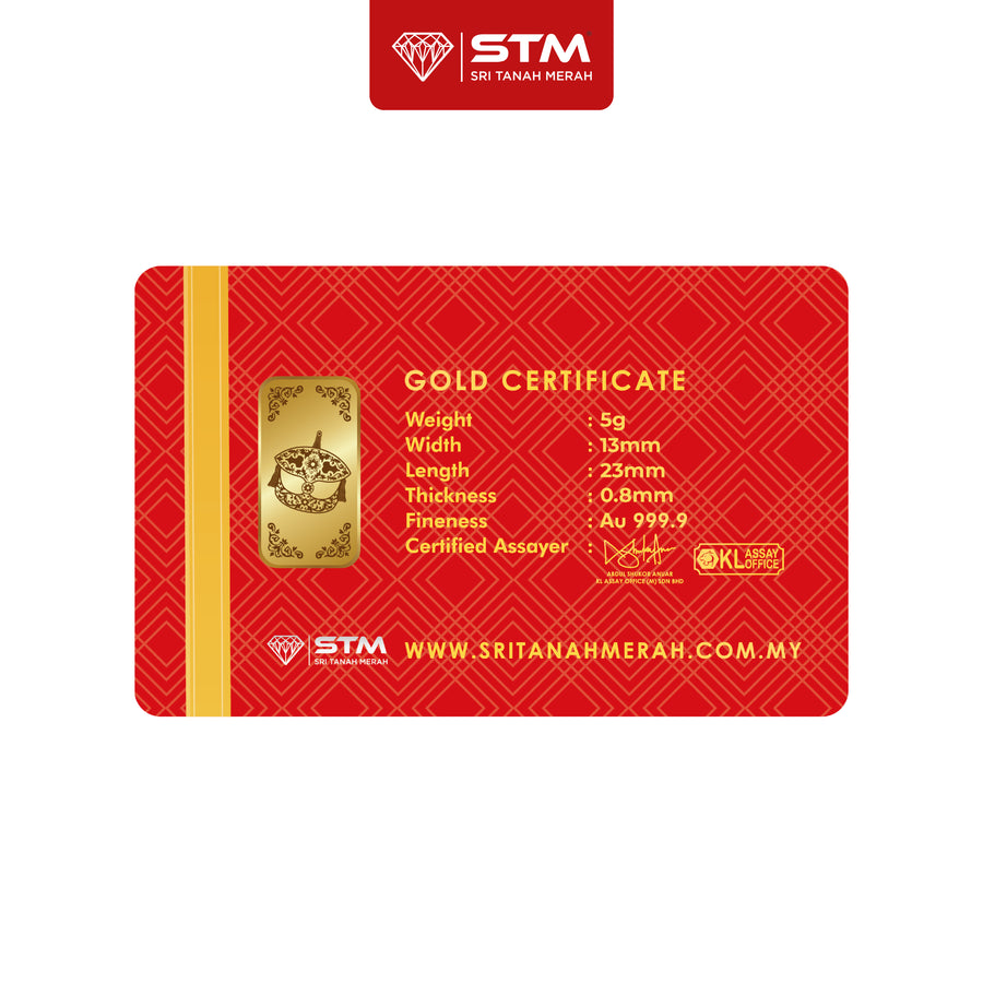 WAU Edition: Gold Bar Card 5g