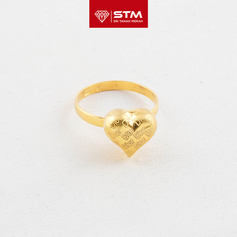 STM Exclusive Ring/Cincin Love 916 (22K Gold)