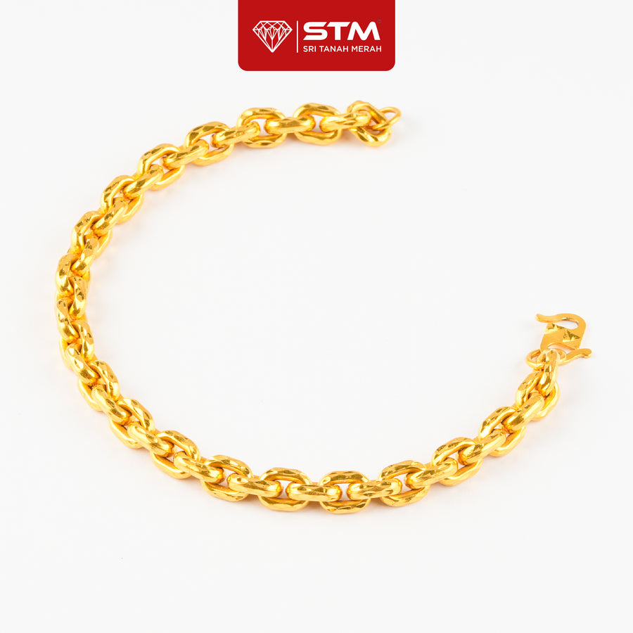 STM Preloved Rantai Tangan Fesyen 916 (22k Gold)
