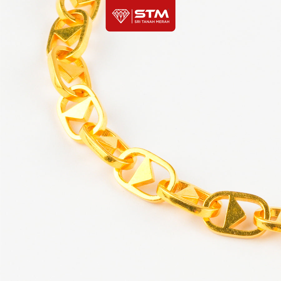 STM Preloved Rantai Tangan Fesyen 916 (22k Gold)
