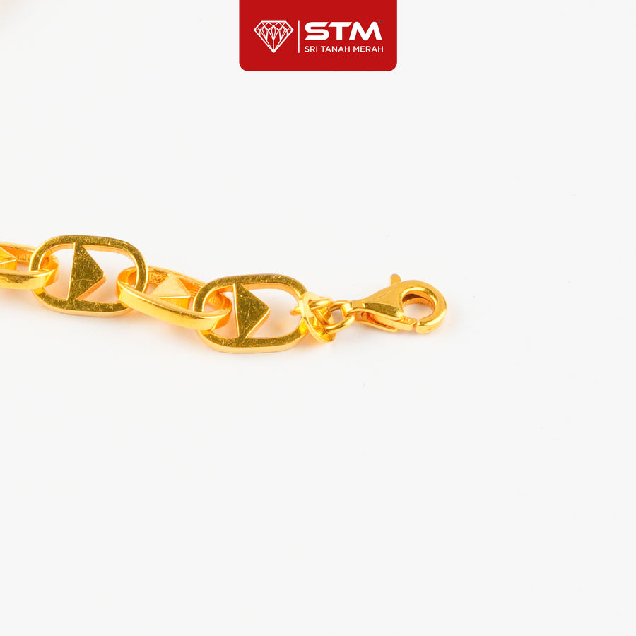 STM Preloved Rantai Tangan Fesyen 916 (22k Gold)