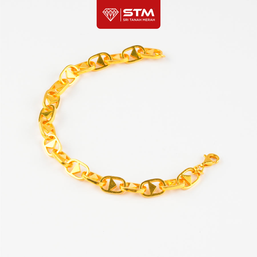 STM Preloved Rantai Tangan Fesyen 916 (22k Gold)
