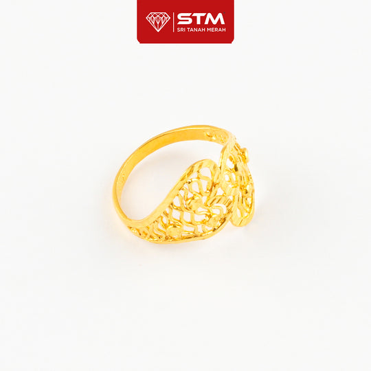 STM Preloved Cincin Fesyen 916 (22k Gold) 99.9% LIKE NEW