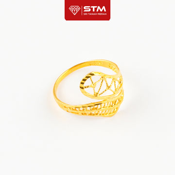 STM Preloved Cincin Fesyen 916 (22k Gold) 99.9% LIKE NEW