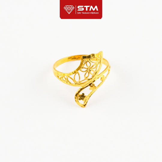 STM Preloved Cincin Fesyen 916 (22k Gold) 99.9% LIKE NEW