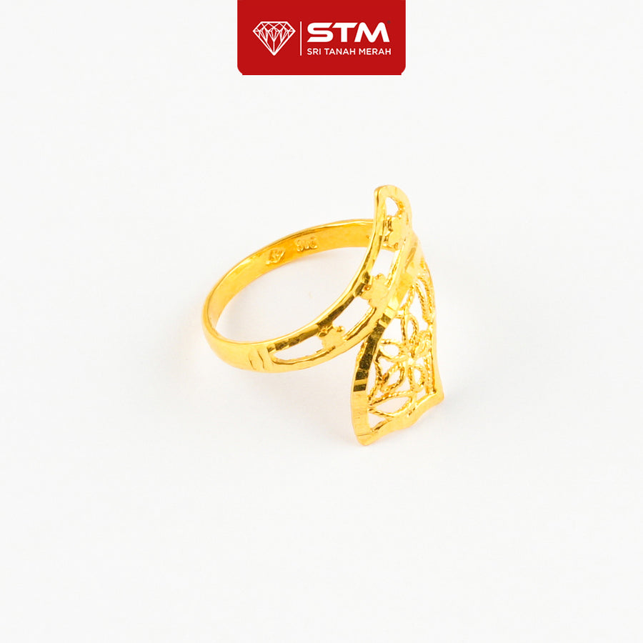 STM Preloved Cincin Fesyen 916 (22k Gold) 99.9% LIKE NEW