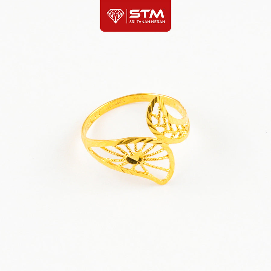STM Preloved Cincin Fesyen 916 (22k Gold) 99.9% LIKE NEW