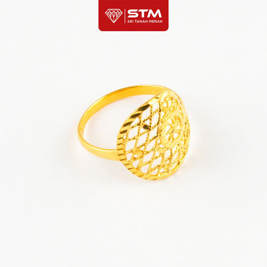STM Preloved Cincin Fesyen 916 (22k Gold) 99.9% LIKE NEW