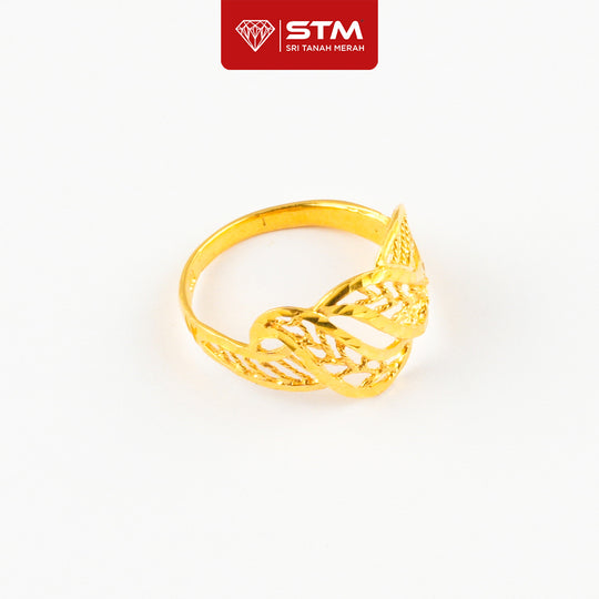 STM Preloved Cincin Fesyen 916 (22k Gold) 99.9% LIKE NEW