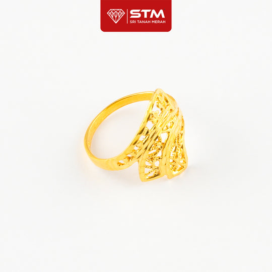 STM Preloved Cincin Fesyen 916 (22k Gold) 99.9% LIKE NEW