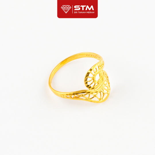 STM Preloved Cincin Fesyen 916 (22k Gold) 99.9% LIKE NEW