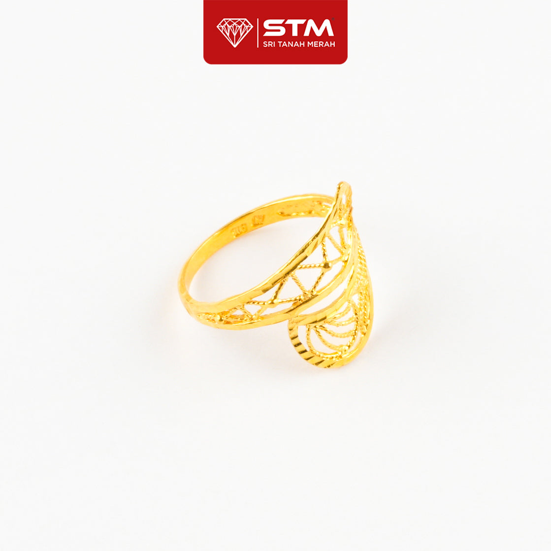 STM Preloved Cincin Fesyen 916 (22k Gold) 99.9% LIKE NEW
