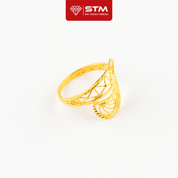 STM Preloved Cincin Fesyen 916 (22k Gold) 99.9% LIKE NEW