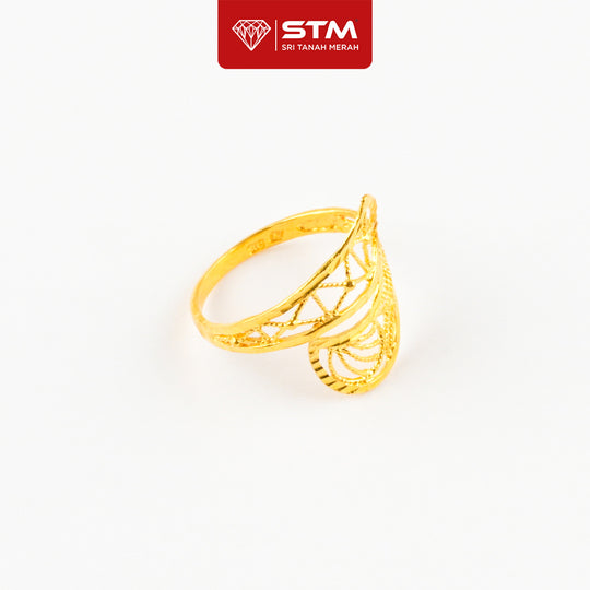 STM Preloved Cincin Fesyen 916 (22k Gold) 99.9% LIKE NEW