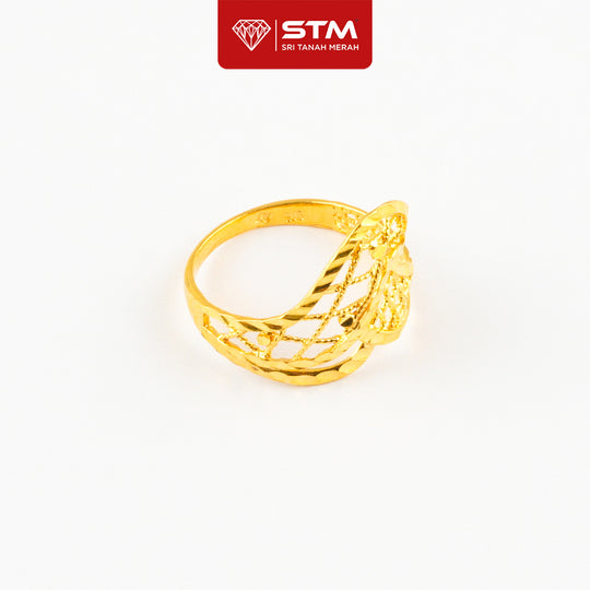 STM Preloved Cincin Fesyen 916 (22k Gold) 99.9% LIKE NEW