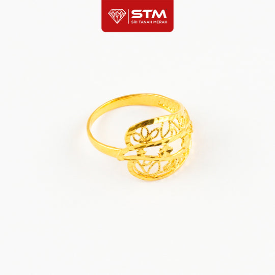STM Preloved Cincin Fesyen 916 (22k Gold) 99.9% LIKE NEW