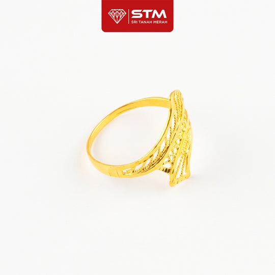 STM Preloved Cincin Fesyen 916 (22k Gold) 99.9% LIKE NEW